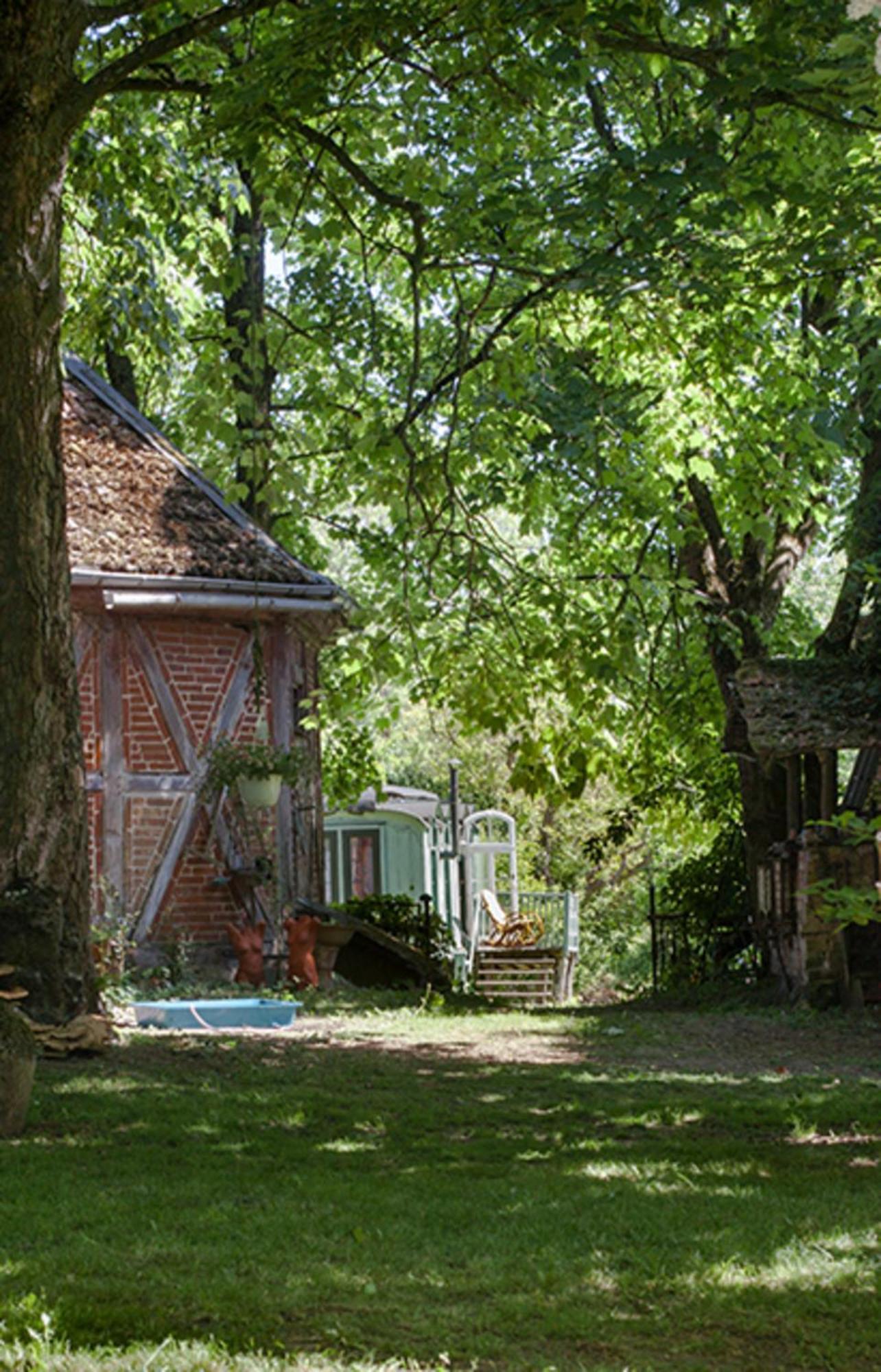 Hotel Zirkuswagen - Roulotte à Kirch Mulsow Extérieur photo